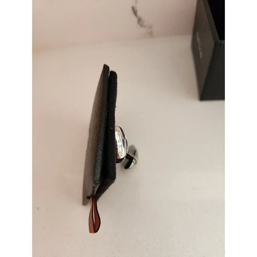 NIB Paul Smith Metal CUFFLINKS Football